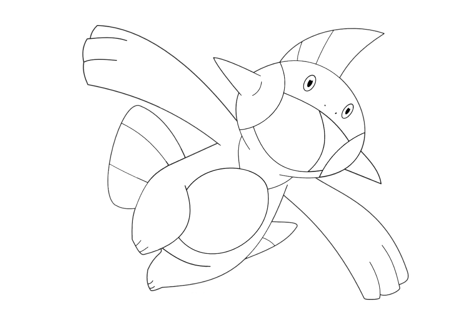 Coloriage Pokémon Marshtomp